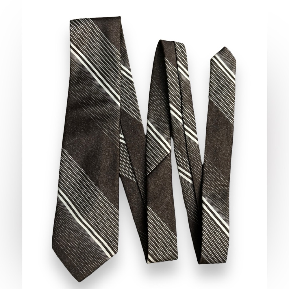 Lanvin Multicolor Diagonal Striped Traditional Tie - image 4